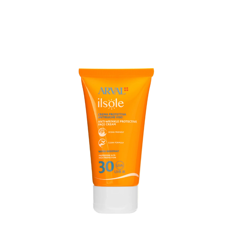 Arval - Crema protettiva antirughe viso SPF 30