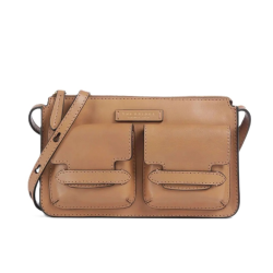 The Bridge - Borsa a spalla con tracolla in pelle regolabile