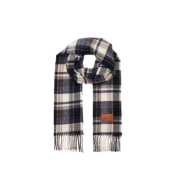 The Bridge - Stola in lana con frange