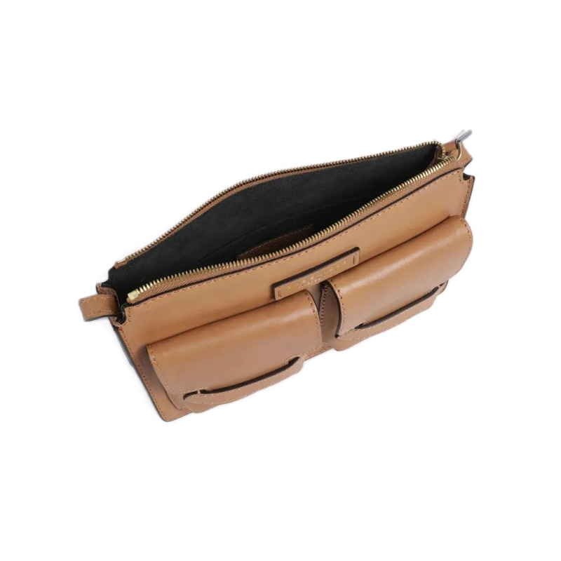 The Bridge - Borsa a spalla con tracolla in pelle regolabile