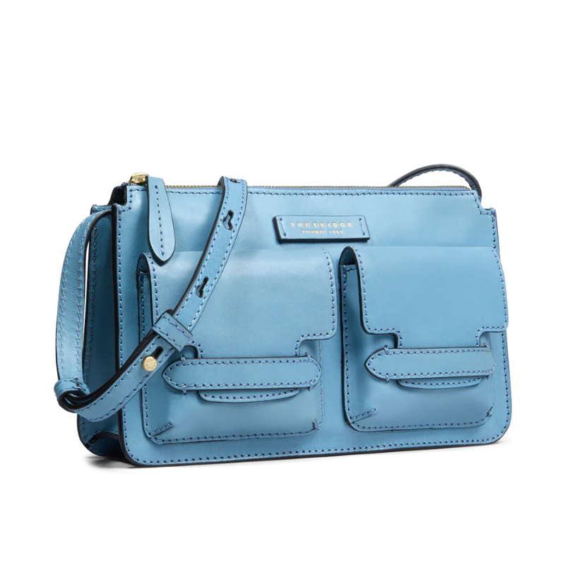 The Bridge - Borsa a spalla con tracolla in pelle regolabile