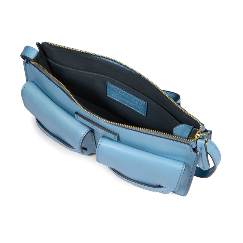 The Bridge - Borsa a spalla con tracolla in pelle regolabile