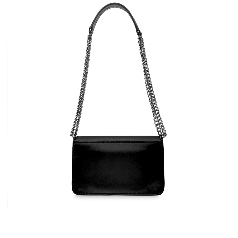 The Bridge - Borsa tracolla pelle con catena "Lucrezia"