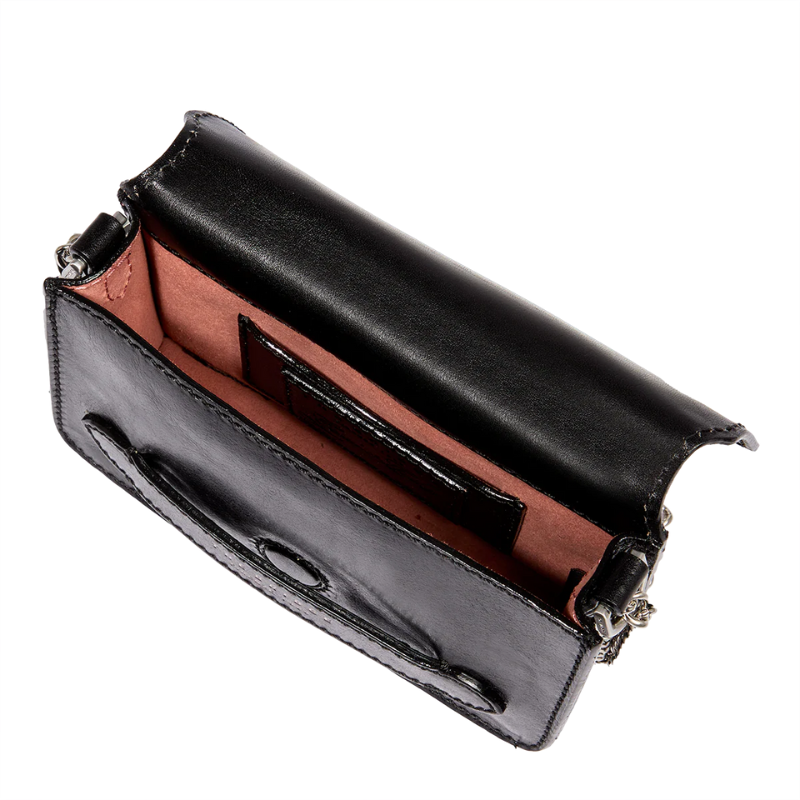 The Bridge - Borsa tracolla pelle con catena "Lucrezia"