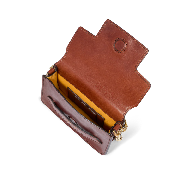 The Bridge - Borsa tracolla pelle con catena "Lucrezia"
