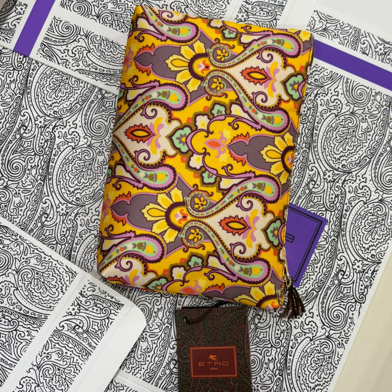 Accessori Etro - Busta Media con Lampo in Testa