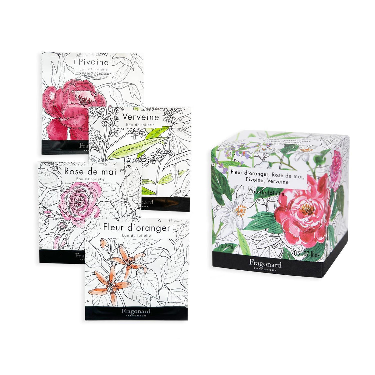 Fragonard - Scatola Di 20 Pochetters Profumate